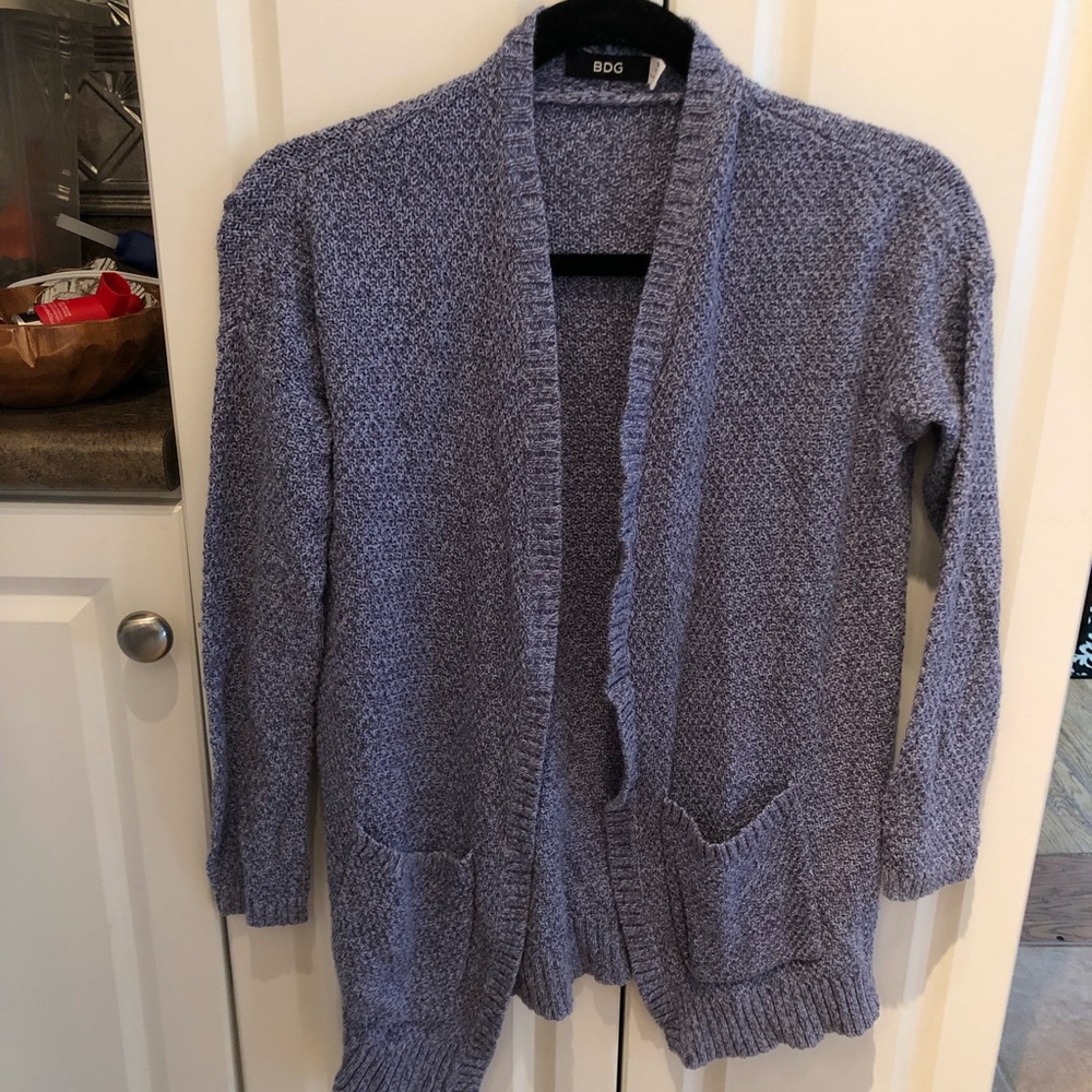 Light blue long cardigan